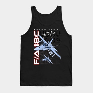 F/A-18C The Hornet Us Air Force Fighterjet Tank Top